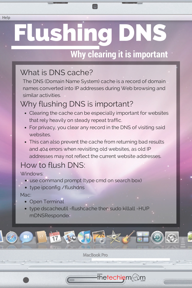 Why flushing DNS is important The Techie Mom