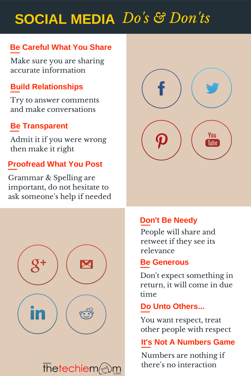 Social Media Do's and Don'ts