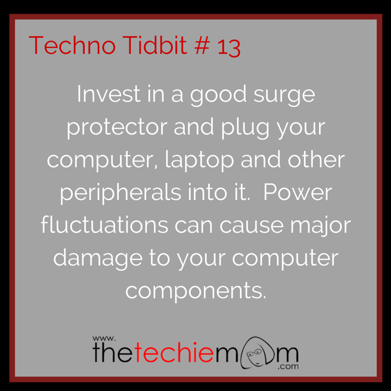 Techno Tidbit #13: Use A Surge Protector