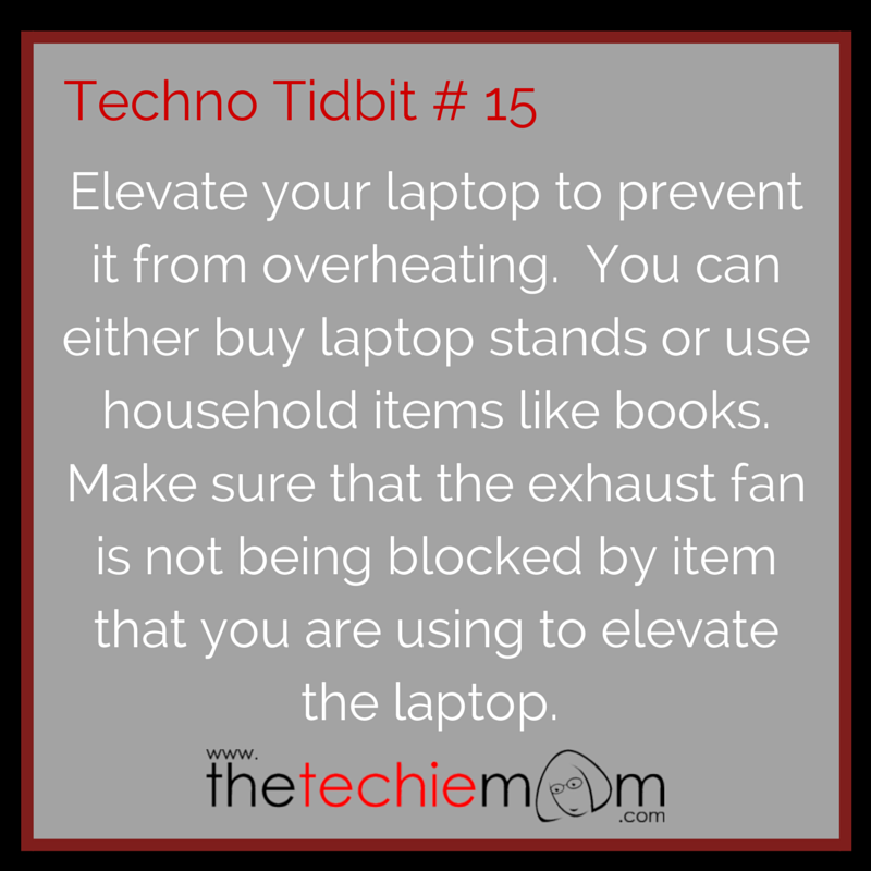 Techno Tidbit #15 Elevate your laptop