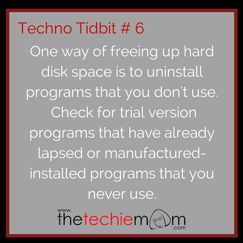 Techno Tidbit # 6